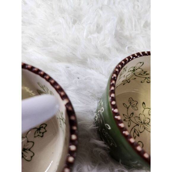 Temptations Floral Lace Set of 2 Ramekins - Picture 3 of 8